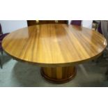 RICHARD BAKER LTD DINING TABLE, 162cm diam, bespoke made.