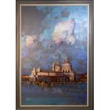 VAHE YEREMYAN (Armenian) 21ST CENTURY SCHOOL 'Santa Maria della Salute', oil on canvas, 91cm x 60cm,