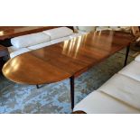 ATTRIBUTED TO ARNE VODDER DINING TABLE, vintage 1960's, extendable design, 290cm x 106cm x 73cm