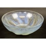 LALIQUE OPALESCENT BOWL, 'Chicoree' pattern, model 3213, 1920's, R. Lalique France signature to base