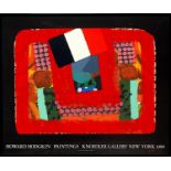 HOWARD HODGKIN 'In a French Restaurant', 1980, 29 colour silkscreen poster, handsigned, 124cm x