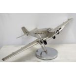 MODEL AIRCRAFT, on stand, 40cm H.