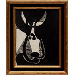 PABLO PICASSO 'Toros', lithograph, signed in the plate, vintage French frame, 45cm x 61cm. (
