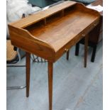 WRITING DESK, 92cm x 99cm x 48cm, 1960's Danish style.