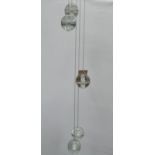 BOCCI 14.5 GLASS PENDANT LIGHT BY OMER ARBEL, 155cm Drop approx.