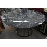 FLEXFORM ARTHUR DINING TABLE BY CARLO COLOMBO, 140cm x 74cm H.
