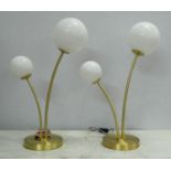 TABLE LAMPS, a pair, 56cm H, 1970's Italian style. (2)