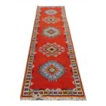 MOROCCAN RUNNER, 287cm x 71cm.