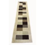 CONTEMPORARY KILIM RUNNER, 295cm x 71cm.