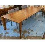 DINING TABLE, 299cm x 105cm x 75cm (extended) contemporary design.
