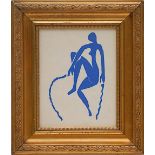 HENRI MATISSE 'Blue Nude', pochoir , 24cm x 18cm.