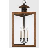 CHARLES EDWARDS JUMBO HANGING GINA LANTERN, 75cm H x 38cm W x 38cm D.