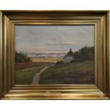 JORGEN EISING 'Landscape', oil on canvas, 30cm x 40cm, signed and dated 1925, framed.