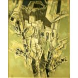 GEORGE DAYES (1907-1991) 'Tourettes Surloup', 54cm x 40cm, lithograph, framed.