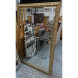 WALL MIRROR, 168cm x 106cm, Continental style, gilt framed.