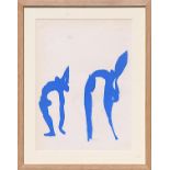 HENRI MATISSE 'Acrobates', original lithograph from the 1954 edition after the cut outs, printed