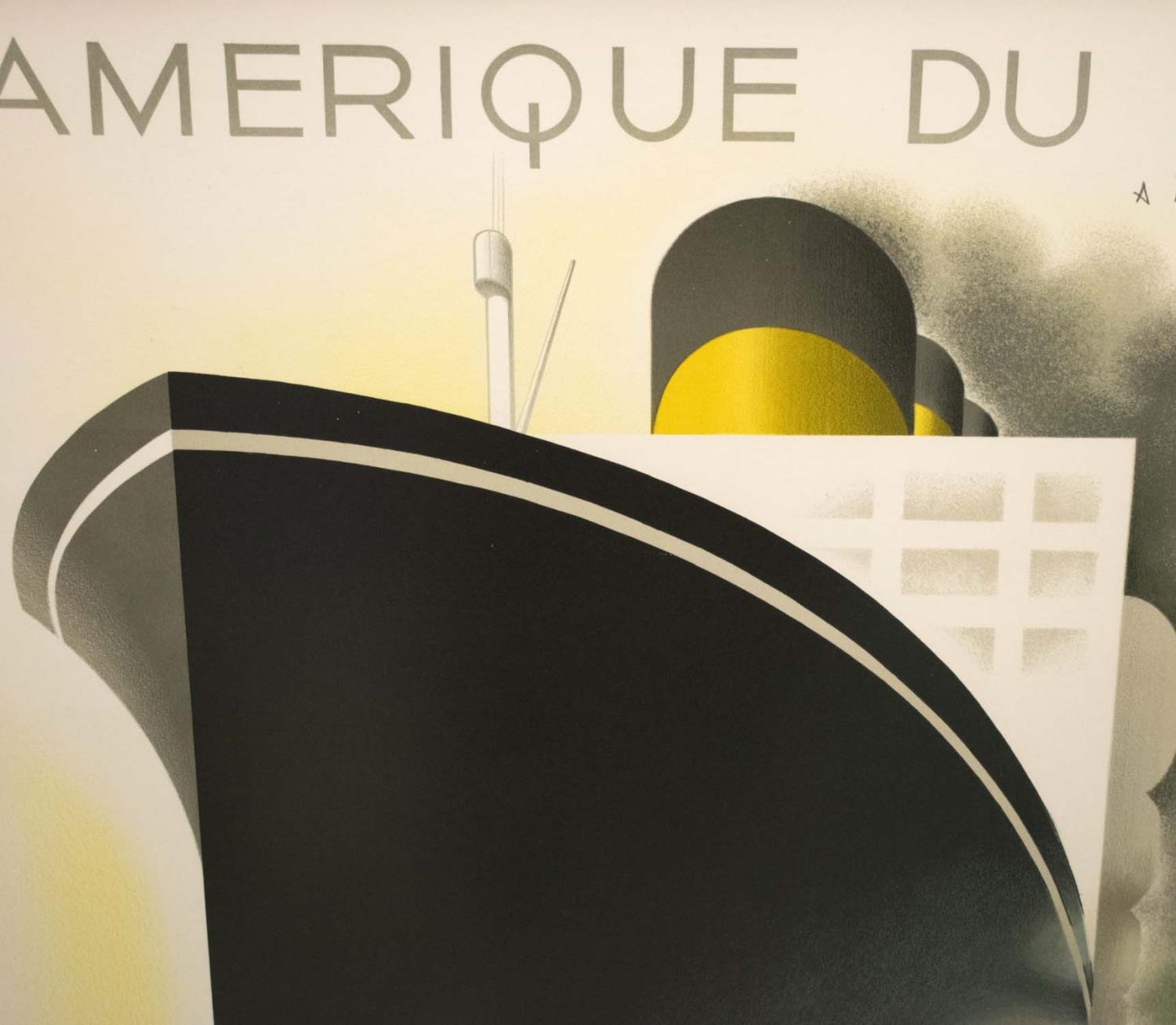 FRENCH TRAVEL POSTERS, 98cm H x 63cm W and 97cm H x 61cm W, reproduction Art Deco, both published in - Image 3 of 6