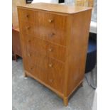 CHEST OF DRAWERS, 86cm x 48cm x 117cm, vintage, mid 20th century.