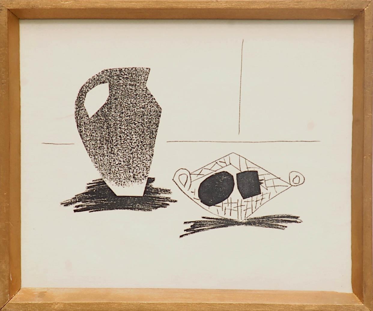PABLO PICASSO 'Jug with Still Life', 1959, lithograph, Cincinnati Suite, printed by Young & Klein,