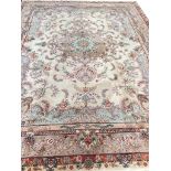 FINE PART SILK TABRIZ DESIGN CARPET, 310cm x 240cm.