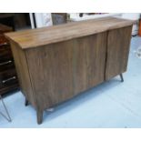 SIDEBOARD, 131.5cm x 45cm x 80cm, contemporary waved edge design.