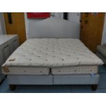 SAVIOR No. 2 BED AND No.2 MATTRESS, 180cm W approx., with HW topper.