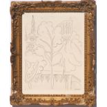 HENRI MATISSE 'Notre Dame de Paris', etching on vellum, signed in the plate, French frame, 38cm x