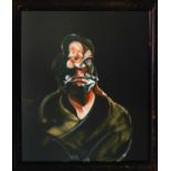 FRANCIS BACON 'Henrietta Moraes', 1966, lithograph, printed by Maeght, 32cm x 26cm, framed and