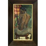 EDWARD WOLFE (British born South Africa 1897-1982) 'Bassouto Boy', 1920, oil on panel, signed