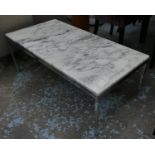 KNOLL STUDIO FLORENCE KNOLL COFFEE TABLE, 114cm x 57cm x 43cm.