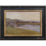 WILHELM HUGO RUPPRECHT (German 1881-1970) 'Landscape near Ludwigsburg, Baden-Wurttemberg', oil on