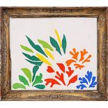 HENRI MATISSE 'Acanthes', original lithograph from the 1954 edition after Matisse's cut-outs, 28cm x