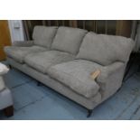 GEORGE SMITH SOFA, 243cm W.