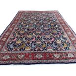 FINE PERSIAN TABRIZ CARPET, 377cm x 283cm.