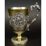 GOBLET, Victorian, silver-gilt, Chawner and co., maker's mark George William Adams, London 1869,