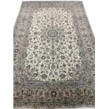 FINE ISPHAHAN DESIGN CARPET, 300cm x 198cm.