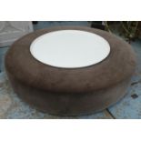 B&B ITALIA HARRY OTTOMAN AND TRAY, 152cm diam. x 34cm H, by Antonio Citterio.