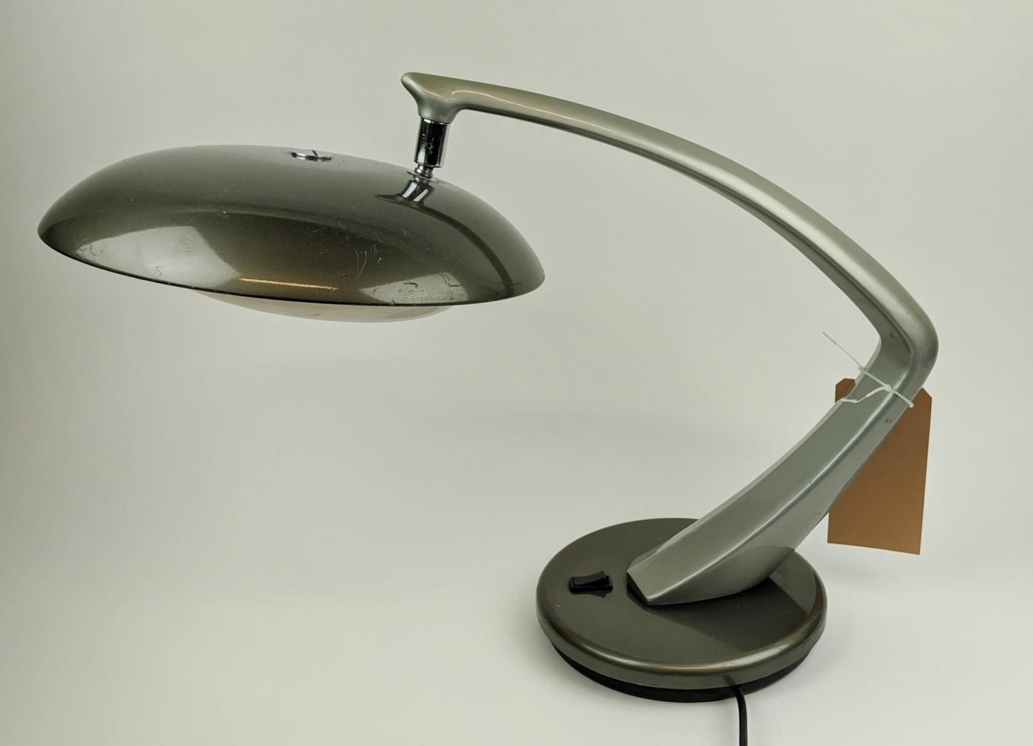 FASE BOOMERANG DESK LAMP, 43cm H, vintage Spanish.