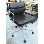 VITRA SOFT PAD DESK CHAIR, 95cm H, by Charles and Ray Eames.