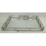 DRINKS TRAY, 56cm x 36cm D x 6cm.