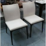 CATTELAN ITALIA ARCADIA DINING CHAIRS, a set of four, 89cm H. (4)