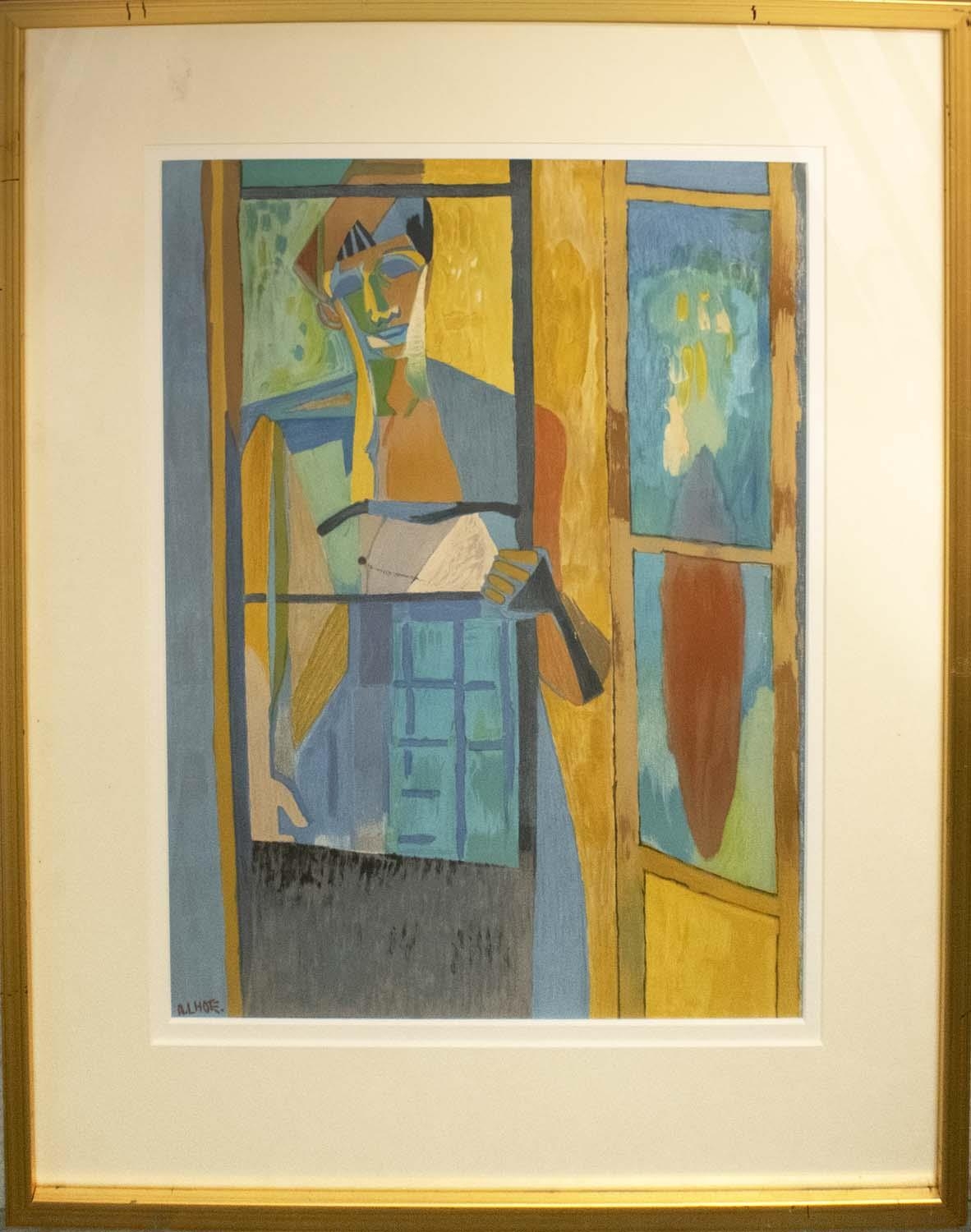 ANDRE LHOTE (1885-1962) 'Figure', circa 1957, lithograph, 49cm x 37cm, framed.