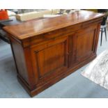 SIDEBOARD, 174cm x 54cm x 99cm, French style, cherry wood construction.