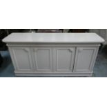 SIDEBOARD, 50cm D x 90cm x 185cm W, painted finish.