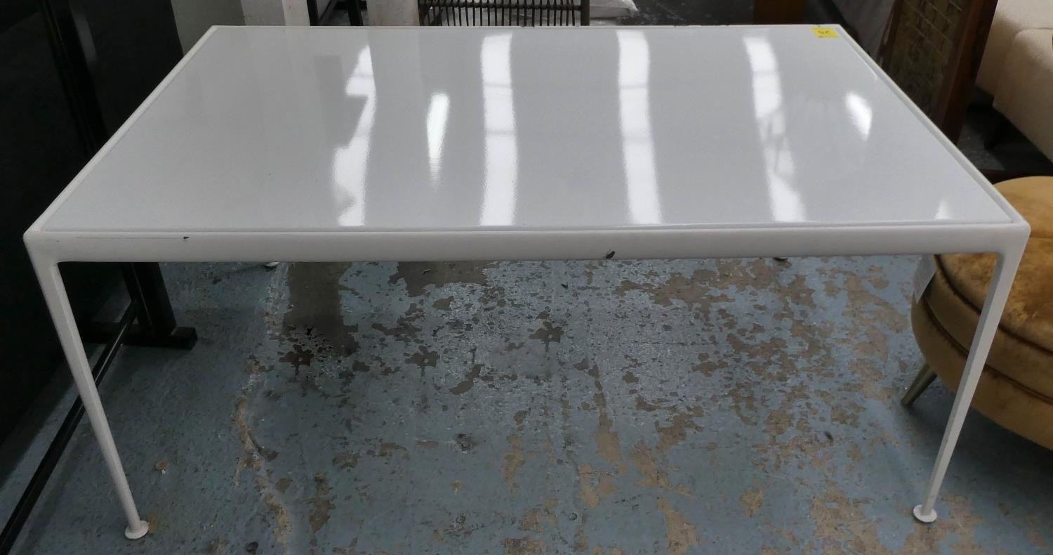 AFTER RICHARD SCHULTZ 1966 STYLE DINING TABLE, 152cm x 96cm x 67cm. - Image 2 of 3