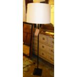 OKA FLOOR LAMP, 157cm H with a cream shade.