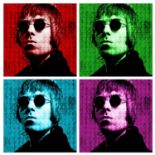 JIM WHEAT DOLLARSandART 'Liam Gallagher', giclée fine art print, artist's proof, signed and