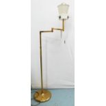 FLOOR LAMP, 160cm H, articulating arm.