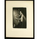 DAVID CORIO, 'Prince', Wembley arena, August 1986, silver gelatin fiber print, signed, A/P 1/3