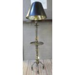FLOOR LAMP, 140cm H, drinks table design, with shade.